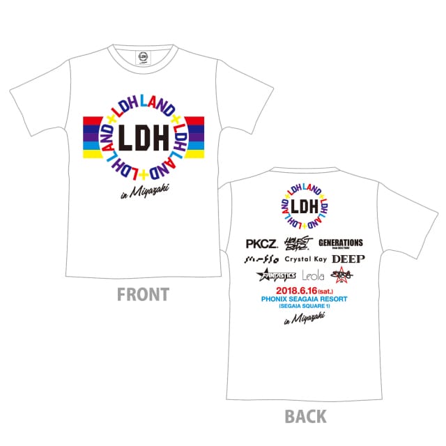 LDH LAND in Miyazaki OFFICIAL GOODS Tシャツ詳細ページです。