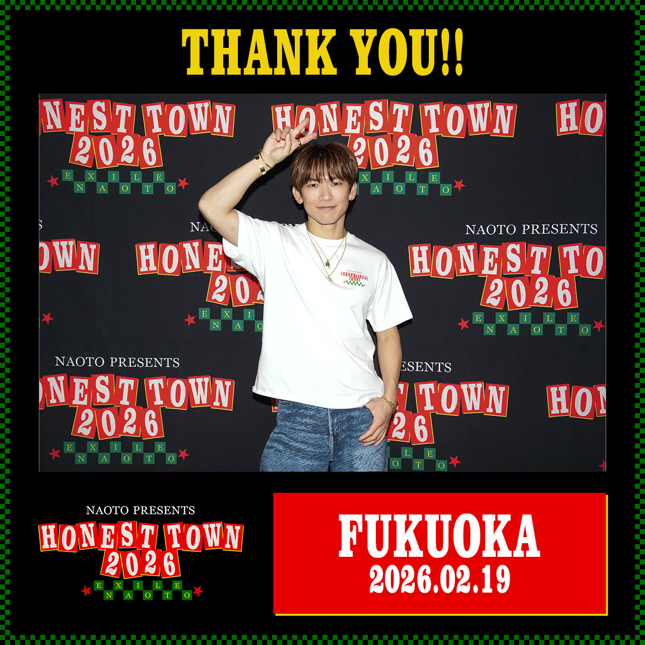 NAOTO PRESENTS HONEST TOWN 2026 | EXILE TRIBE mobile