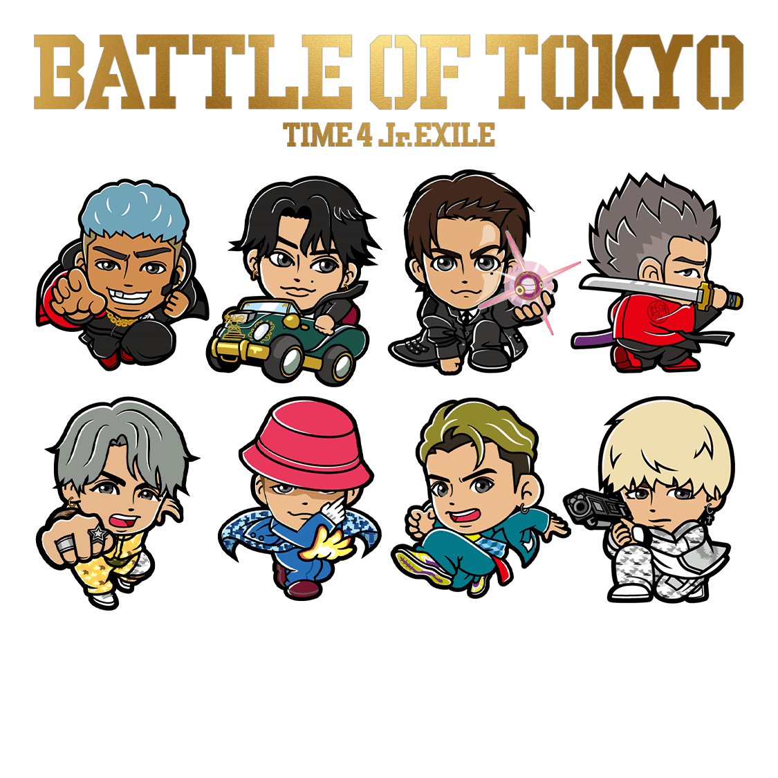 BATTLE OF TOKYO CHARACTER LIST