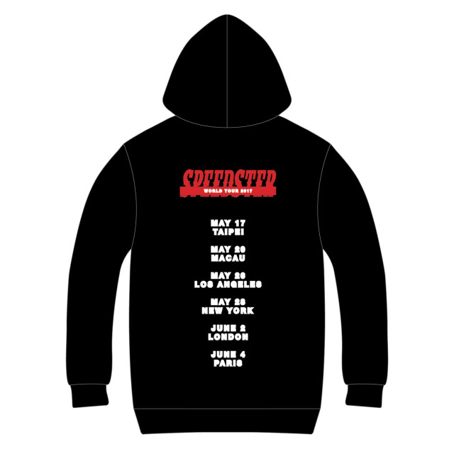 GENERATIONSワールドツアーパーカーL GENERATIONS from EXILE TRIBE SPEEDSTER WORLD TOUR MERCH 2017