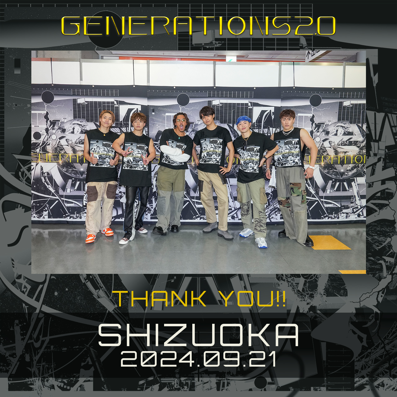 GENERATIONS様確認用 2 GENERATIONS LIVE TOUR 2024 ”GENERATIONS 2.0” | EXILE TRIBE mobile