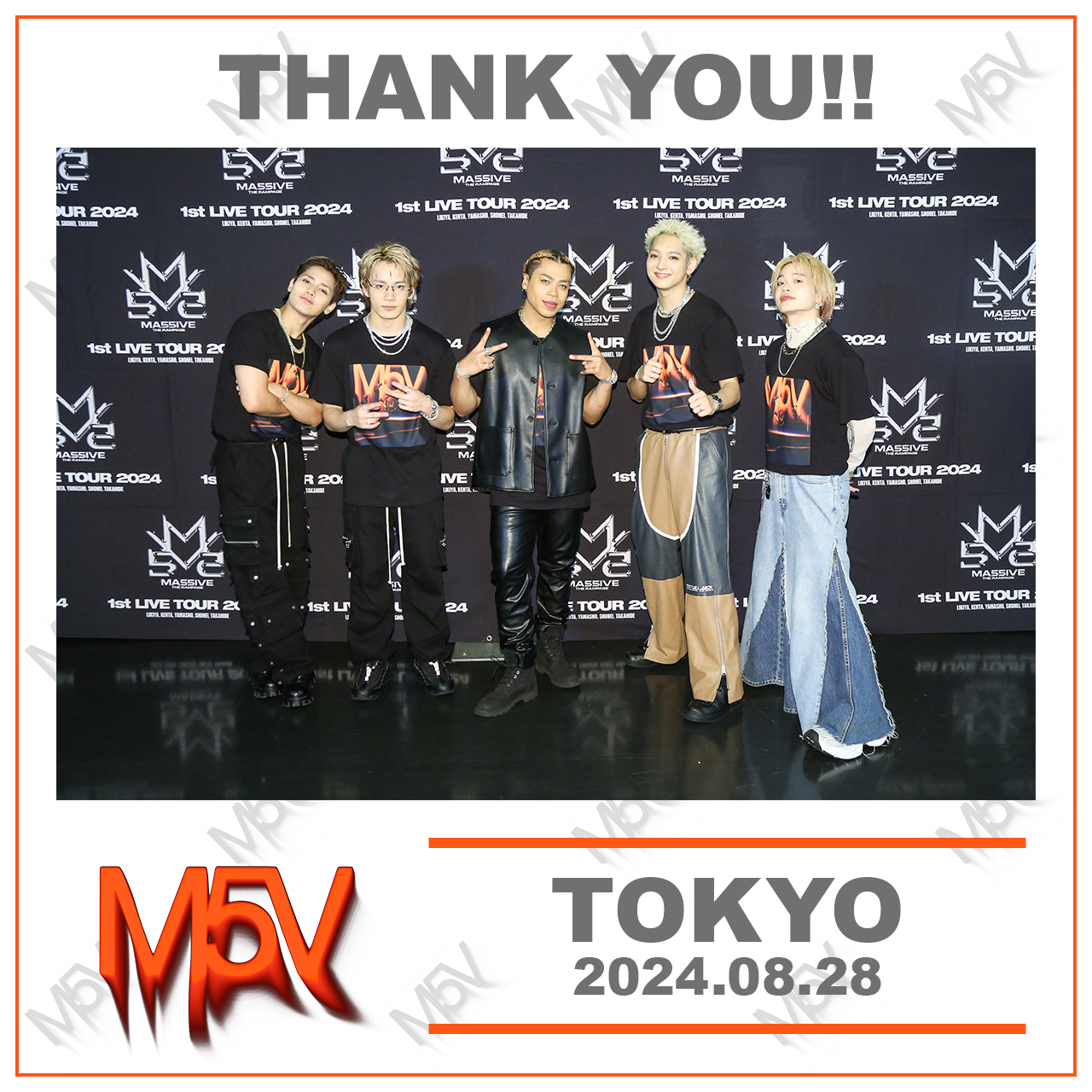 MA55IVE THE RAMPAGE 1st LIVE TOUR 2024 ”M5V” | EXILE TRIBE mobile