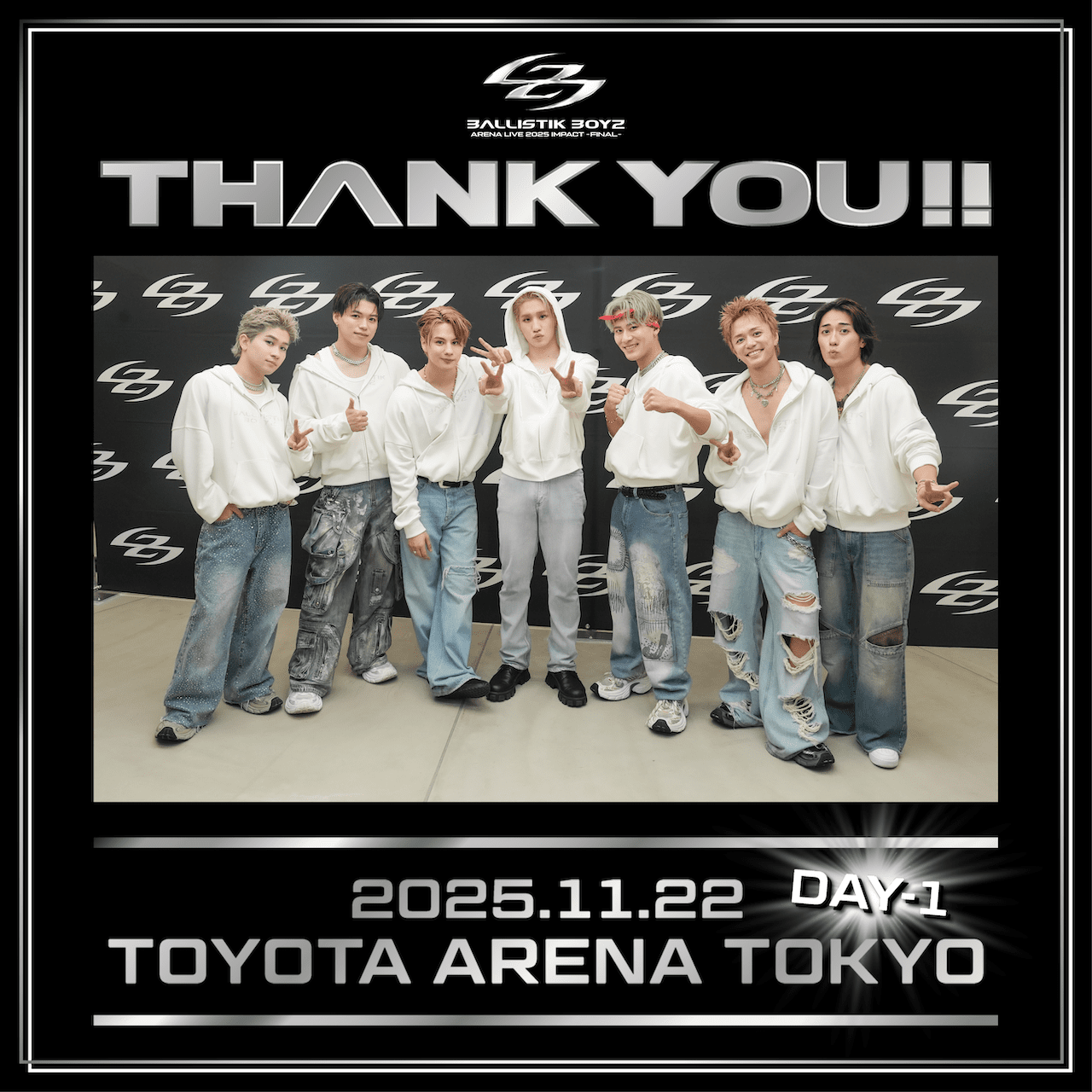 BALLISTIK BOYZ ARENA LIVE 2025 ”IMPACT” ～FINAL～ | EXILE TRIBE mobile
