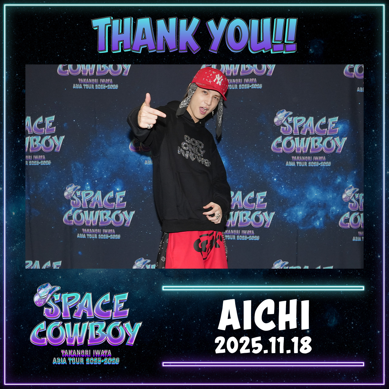 Takanori Iwata ASIA TOUR 2025-2026 ”SPACE COWBOY” | EXILE TRIBE mobile