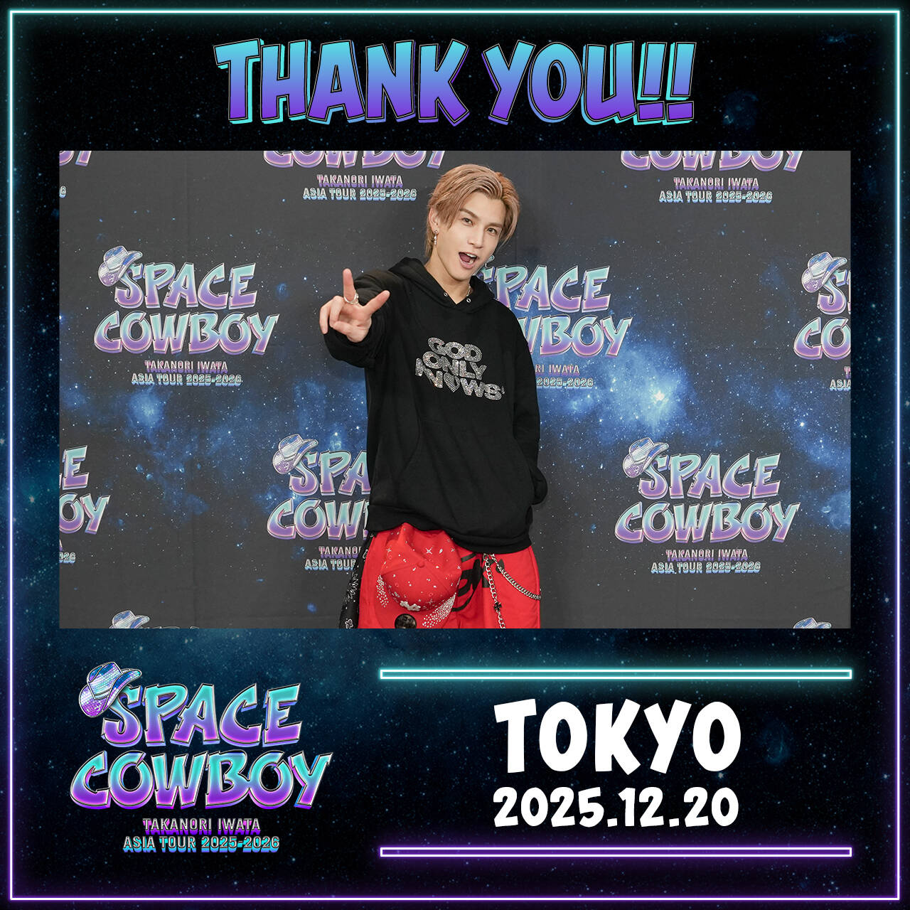 Takanori Iwata ASIA TOUR 2025-2026 ”SPACE COWBOY” | EXILE TRIBE mobile