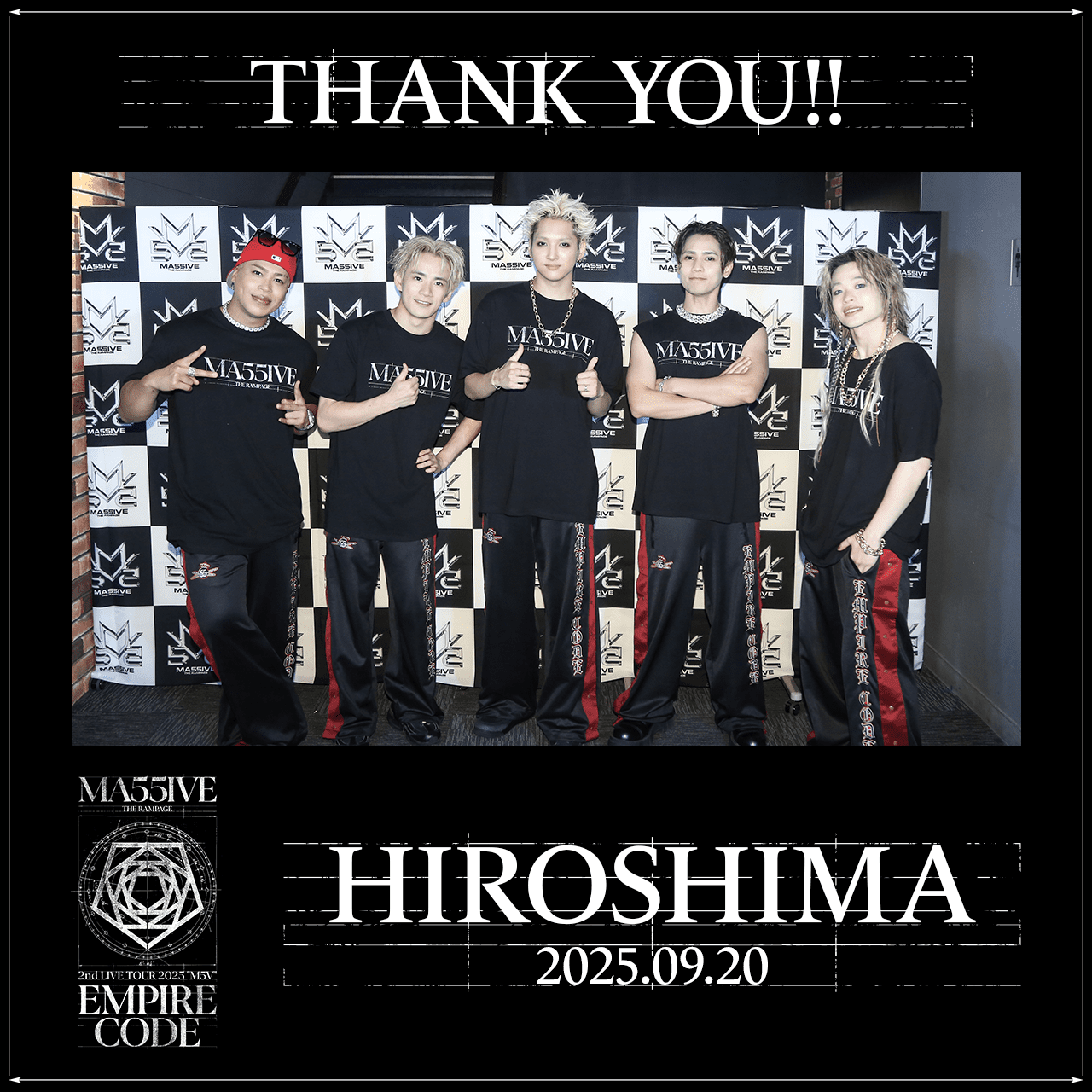 MA55IVE THE RAMPAGE 2nd LIVE TOUR 2025 ”M5V” ～EMPIRE CODE