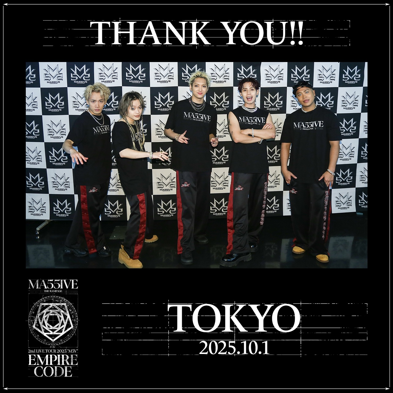 MA55IVE THE RAMPAGE 2nd LIVE TOUR 2025 ”M5V” ～EMPIRE CODE
