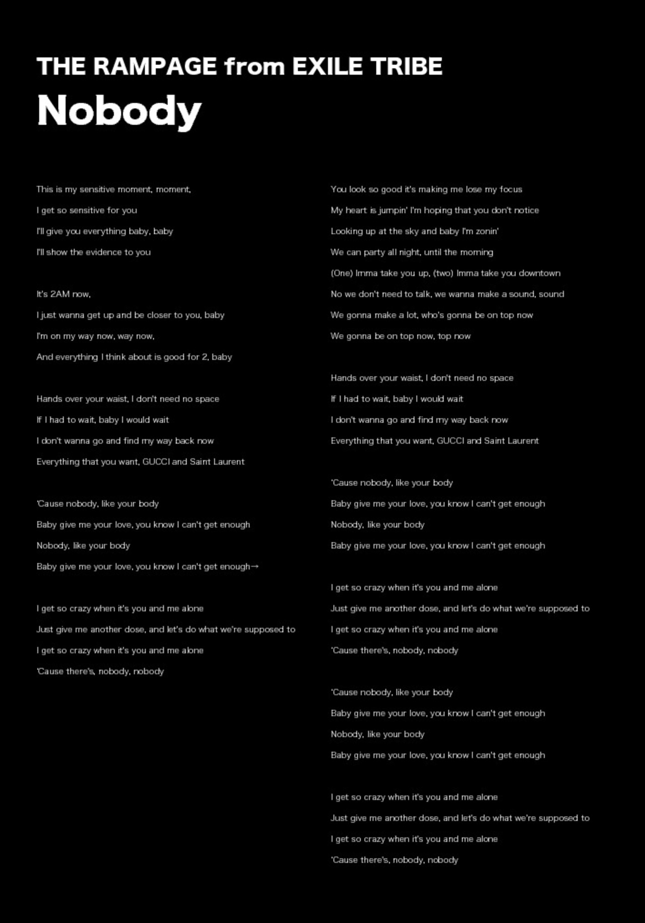 Love Song Lyrics for:Almost Paradise