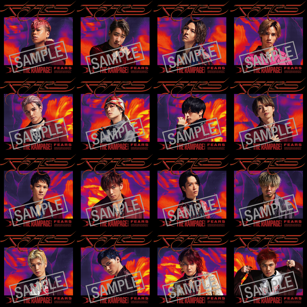 THE RAMPAGE from EXILE TRIBE ニュー・シングル「FEARS」特典絵柄決定 ...