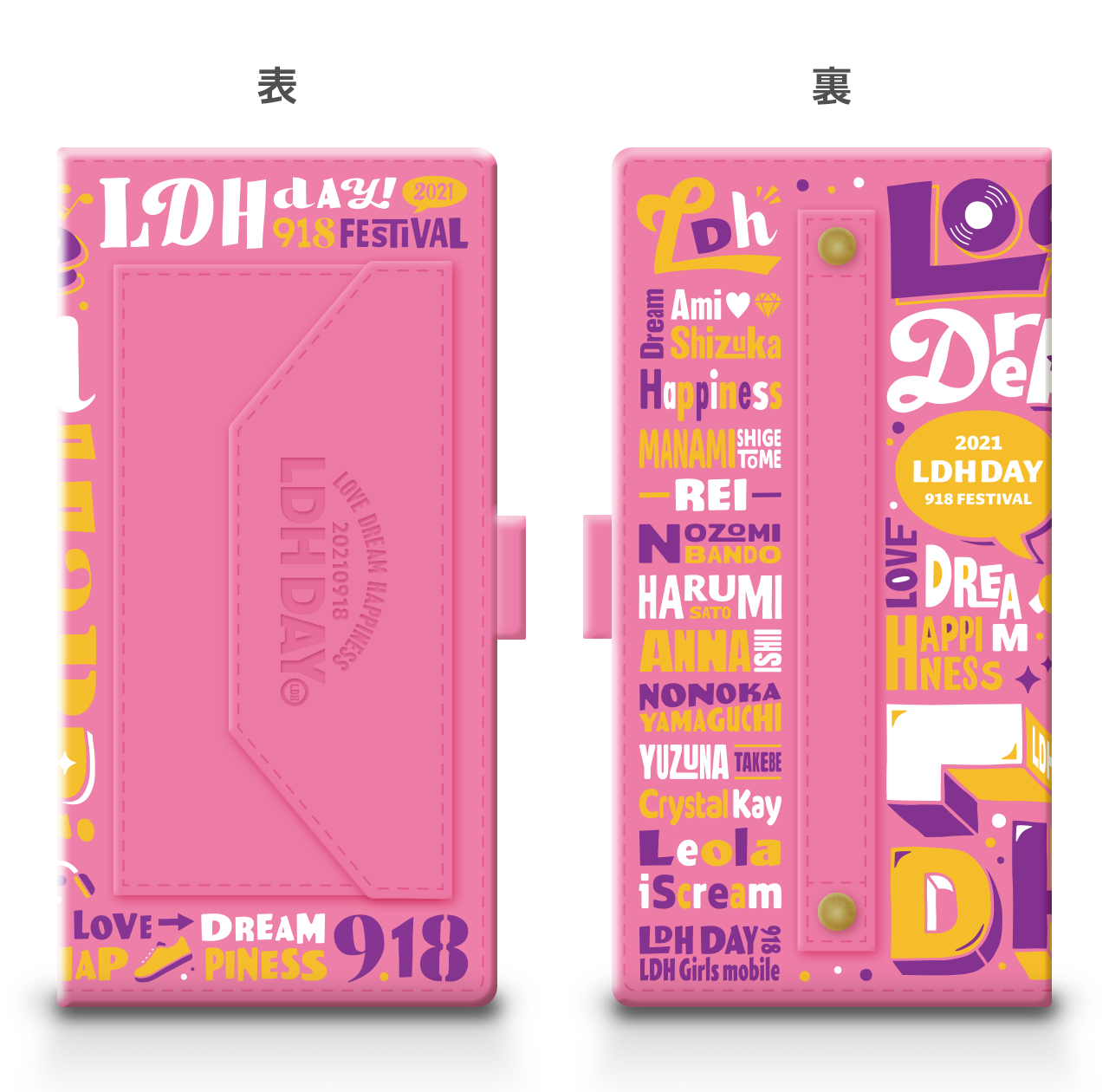 LDH DAY 918 FESTIVAL】LDH Official mobileオリジナル手帳型 