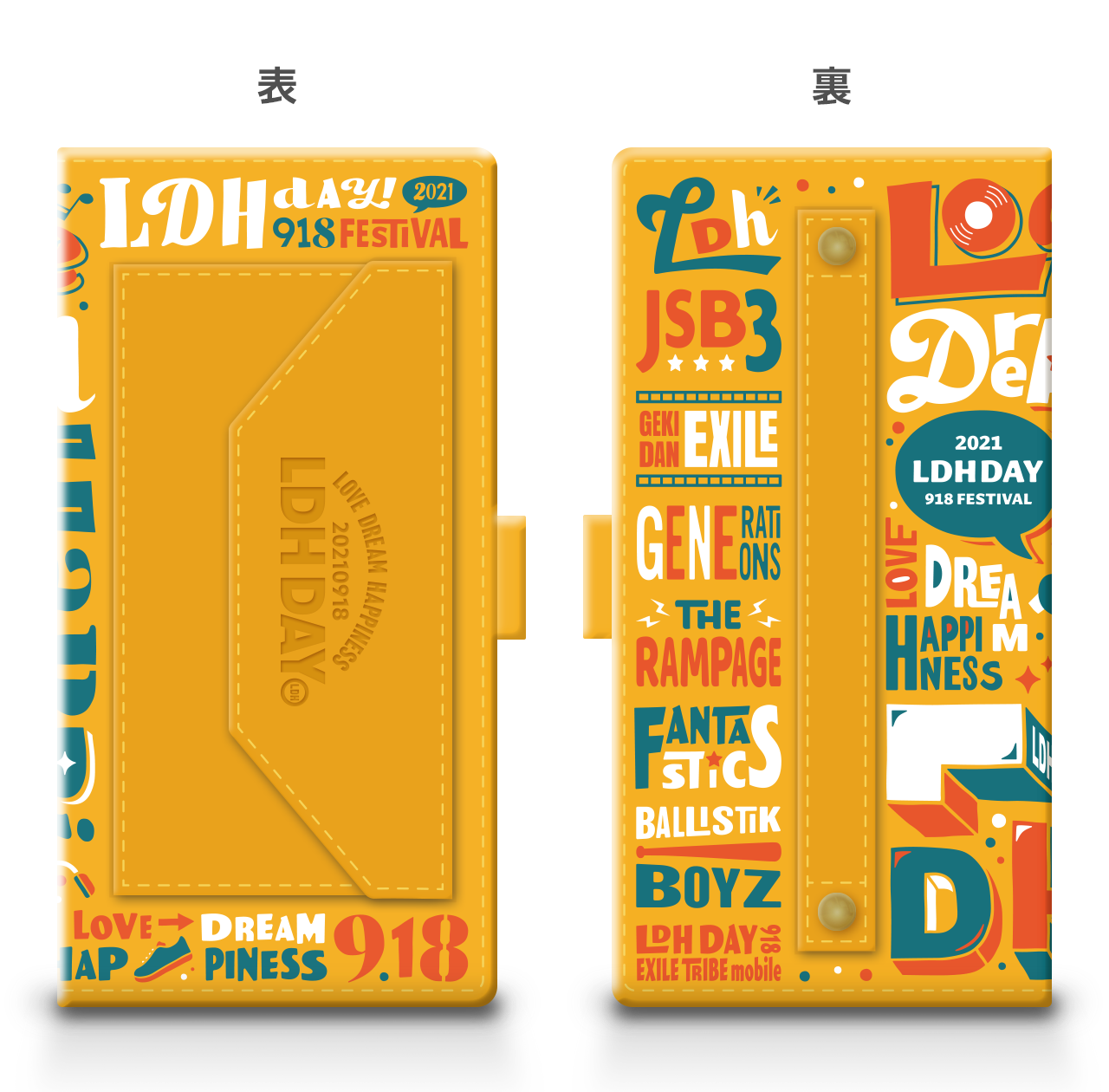LDH DAY 918 FESTIVAL】LDH Official mobileオリジナル手帳型