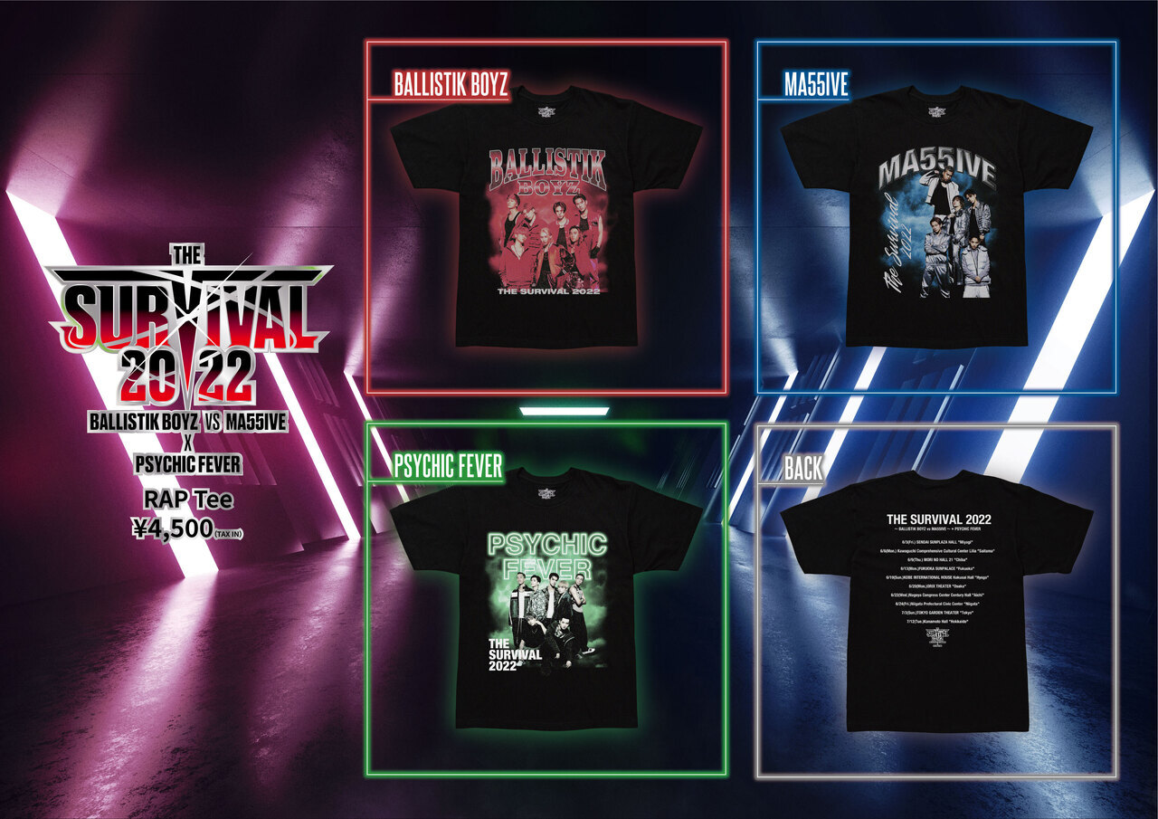 THE SURVIVAL2022 実写Tシャツ MA55IVE XLサイズ-