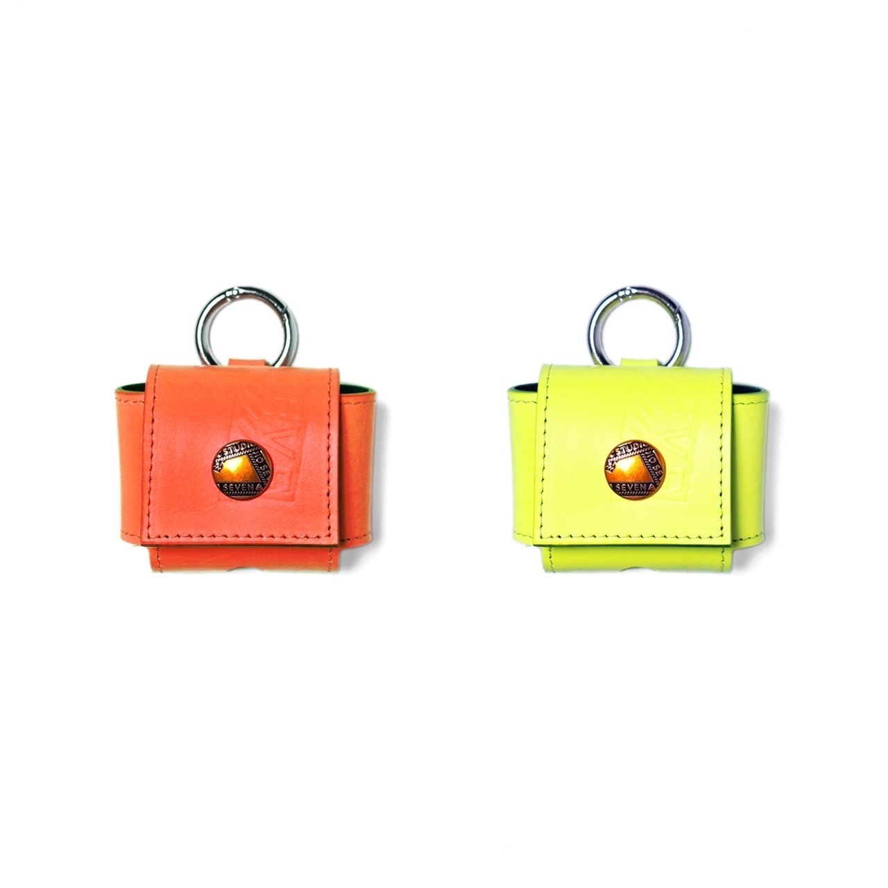 Colorful shop leather bags