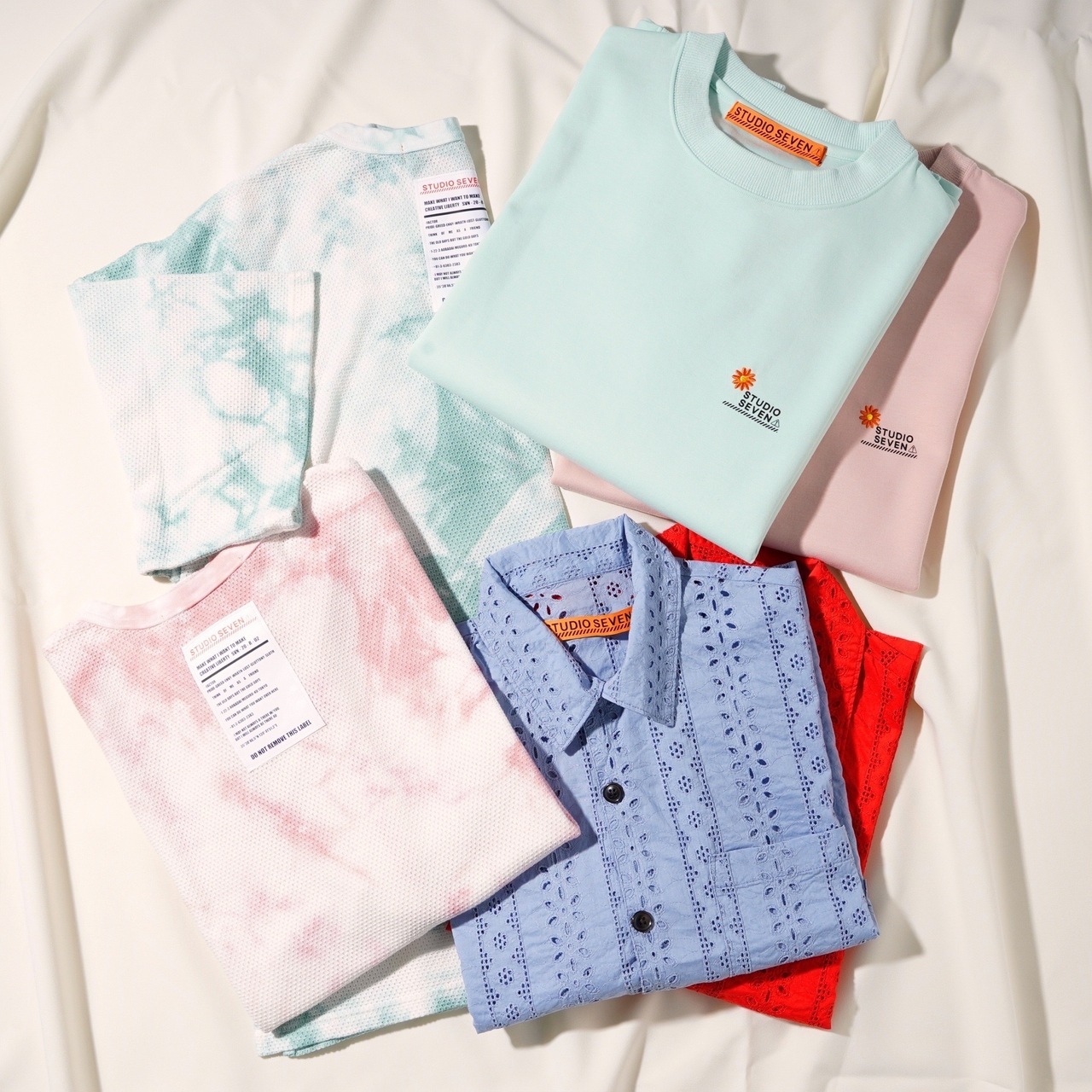 STUDIO SEVEN】New products in pastel colors including T-shirts 