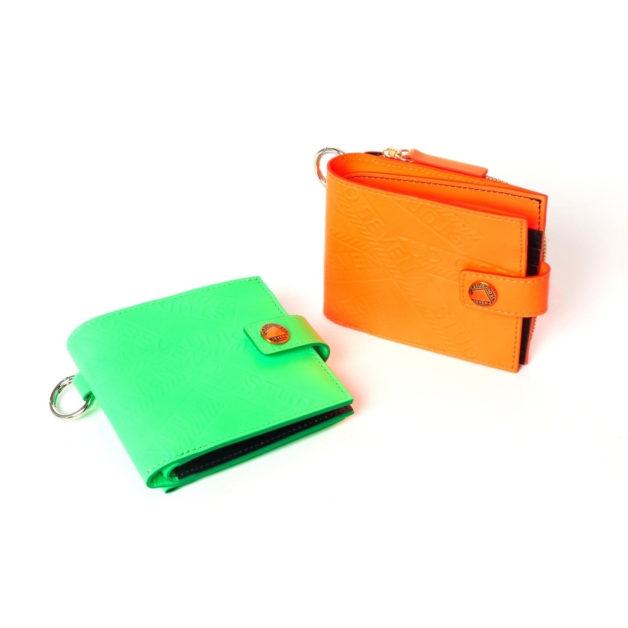 STUDIO SEVEN】Small leather items from leather collection in neon