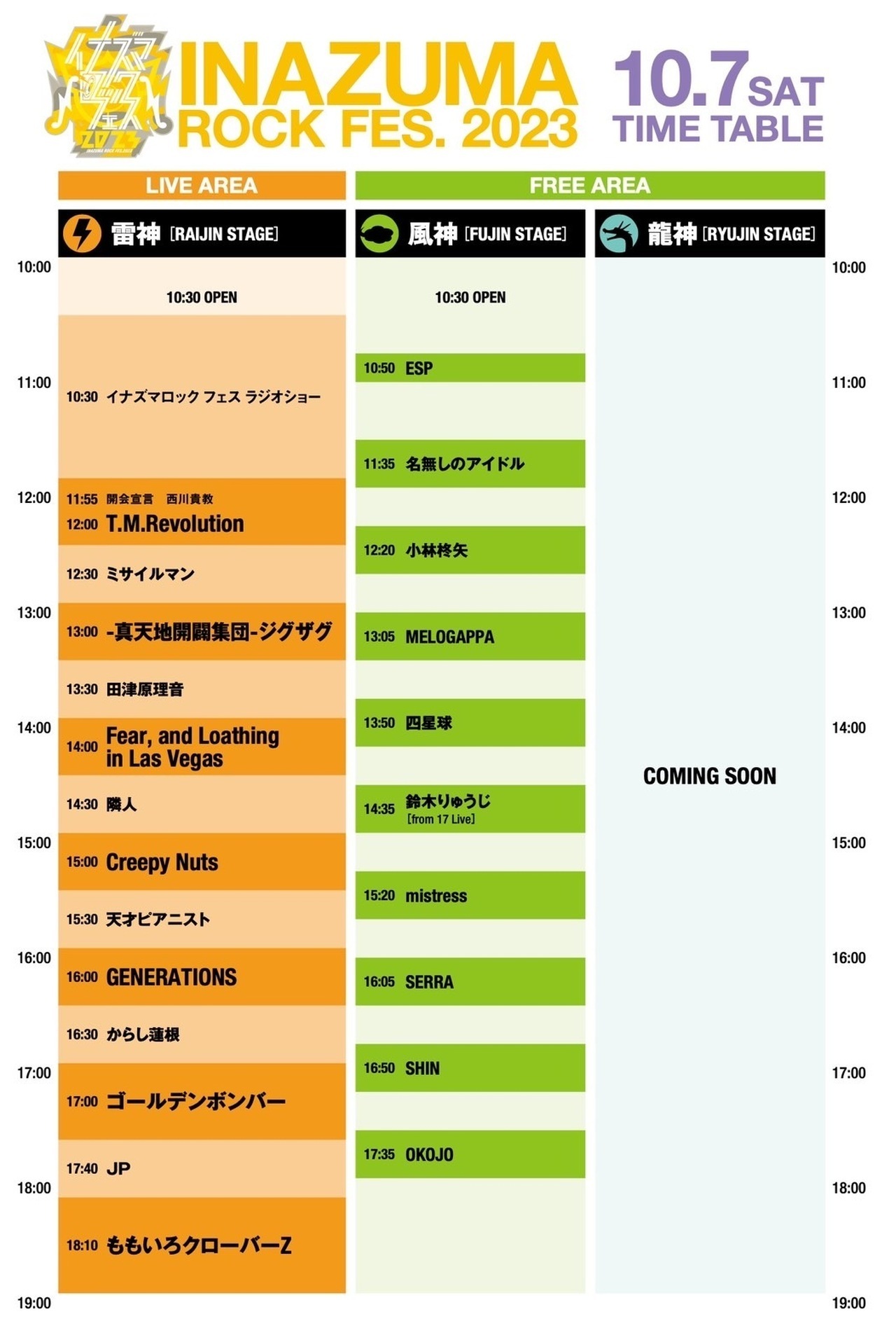 専用ページ】イナズマロックフェス IGA 9日券-