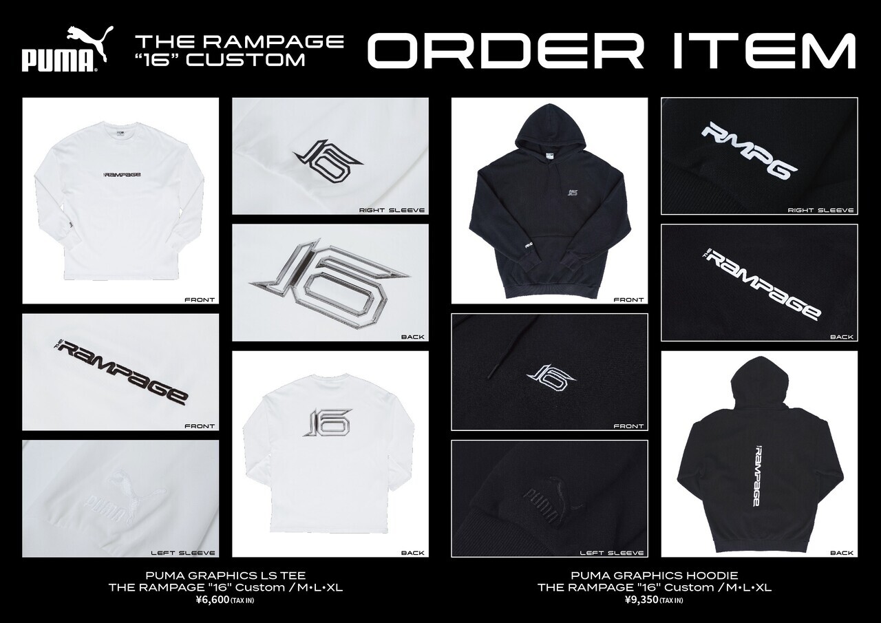 PUMA GRAPHICS HOODIE & LS TEE THE RAMPAGE 