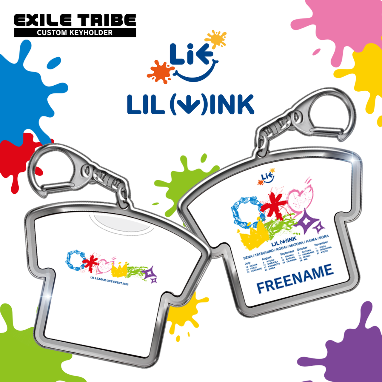 EXILE TRIBE STATION TOKYO】EXILE TRIBE CUSTOM KEYHOLDER『LIL