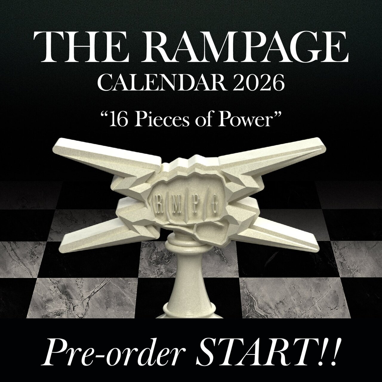 THE RAMPAGE 2026 カレンダー』予約受付開始!! | NEWS | EXILE