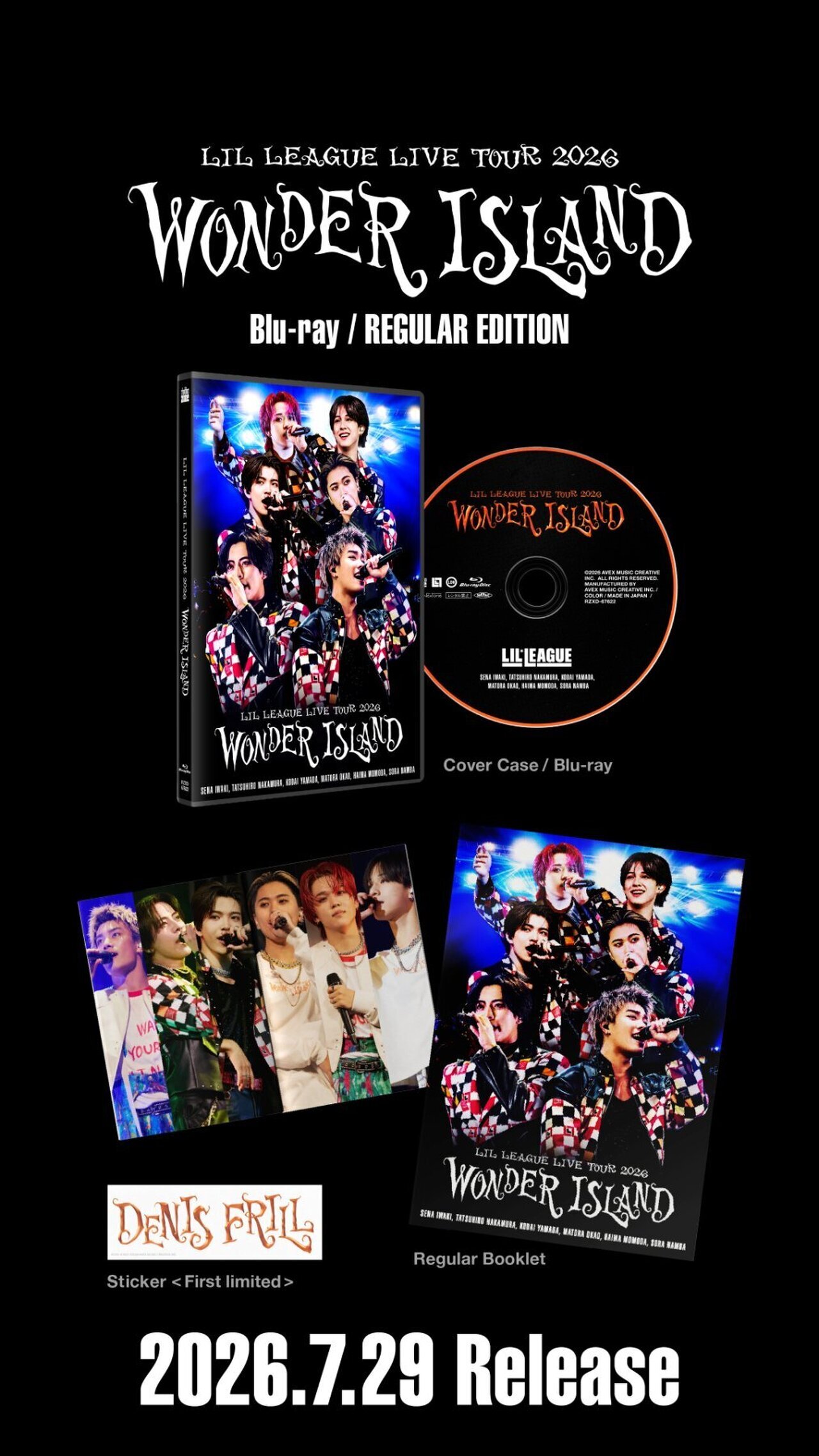 ジャケット写真解禁】2026/7/29(水)Release!! LIL LEAGUE LIVE Blu-ray