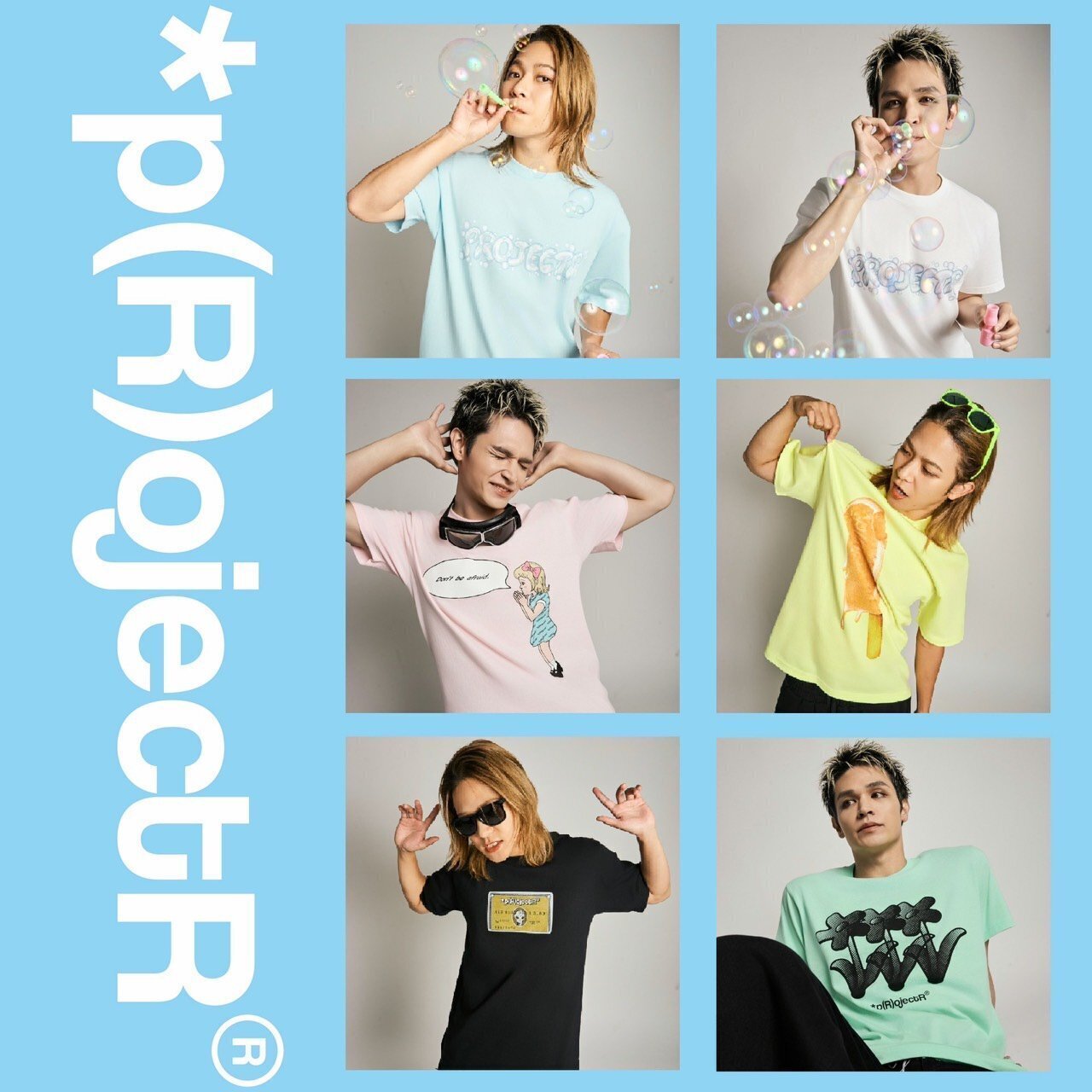 *p(R)ojectR® Tシャツ 7/25(土)12:00販売開始】*p(R)ojectR® Graphic Tee Collection | NEWS