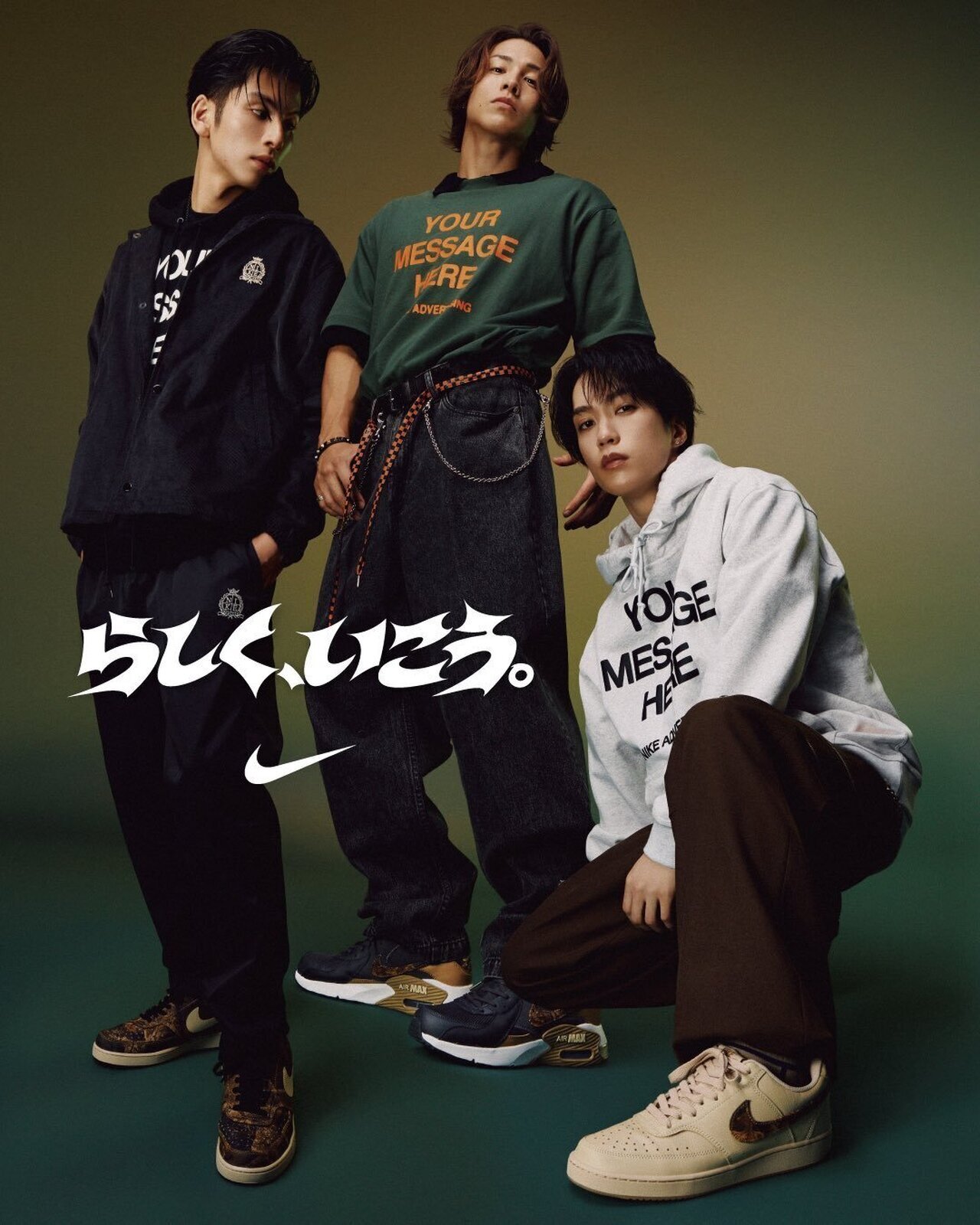 RIKU・藤原樹・長谷川慎が登場！】ABCマート限定 NIKEアパレル